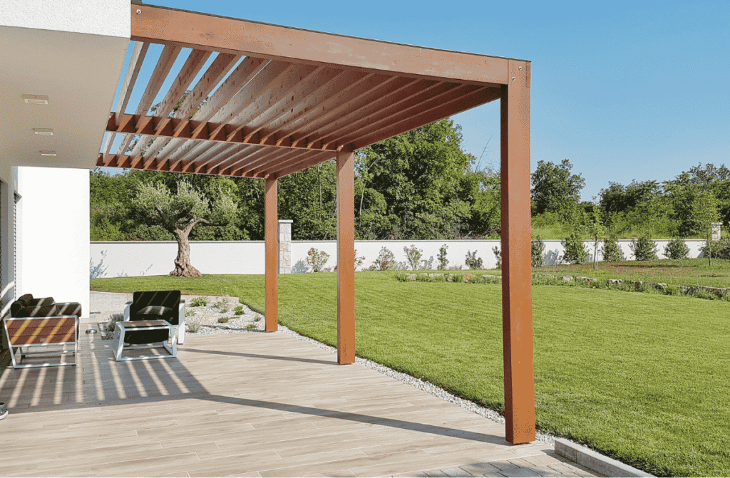 Pergola construction IN nwa