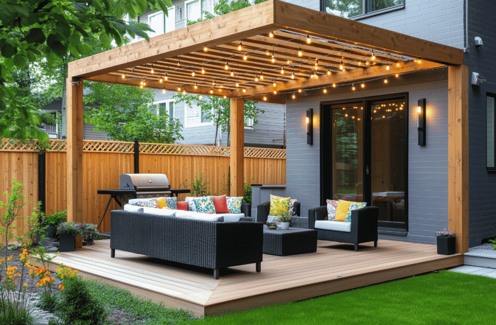 Pergola construction IN nwa